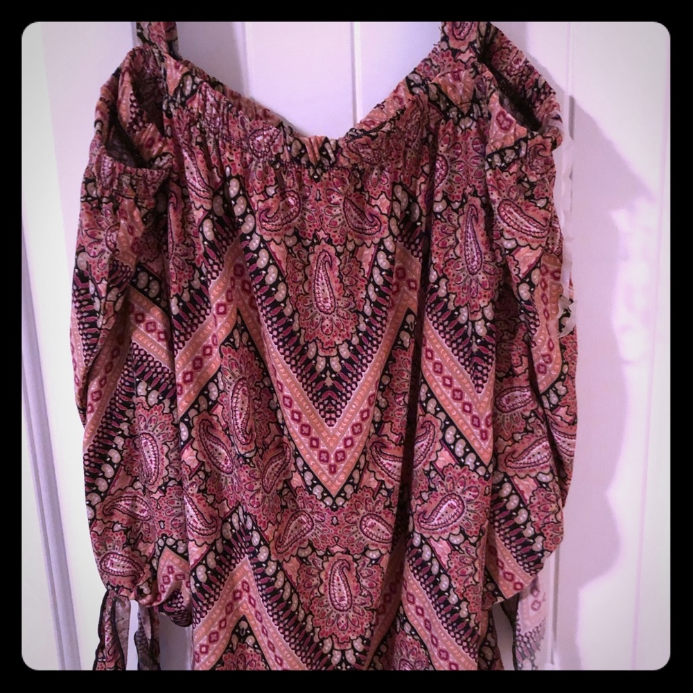 Women’s Multicolored Bohemian Boutique Blouse